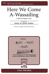 Here We Come a-Wassailing TBB choral sheet music cover
